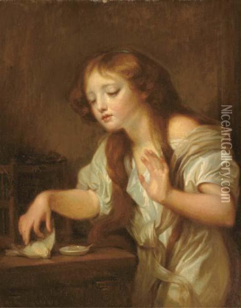 Farewell To A Friend Oil Painting - Jean Baptiste Greuze