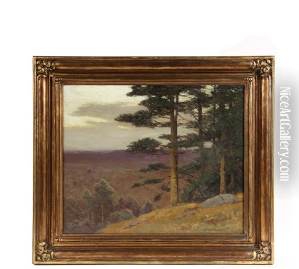 Hill Top, Colebrook Pines Oil Painting - Charles Warren Eaton