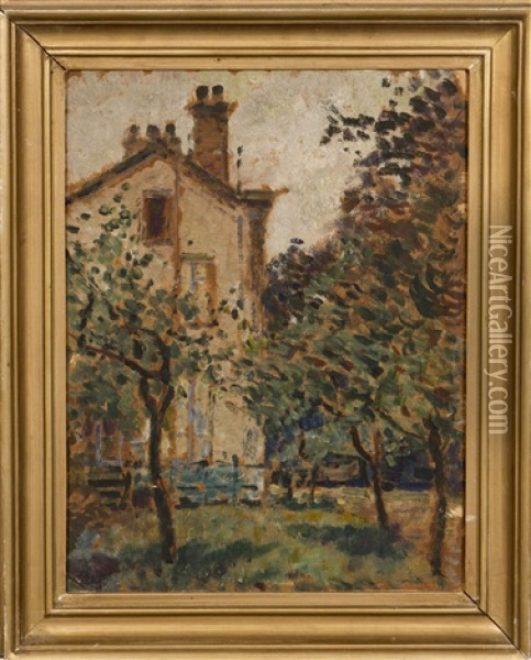 House Oil Painting - Alfred William (Willy) Finch