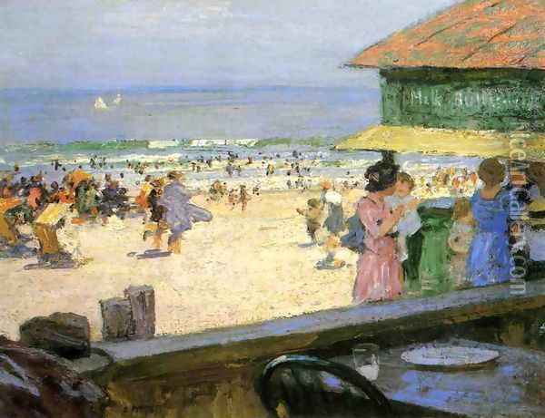 Beach Scene I Oil Painting - Edward Henry Potthast