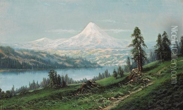 Mount Hood, Oregon Oil Painting - Ramsome Gillet Holdredge