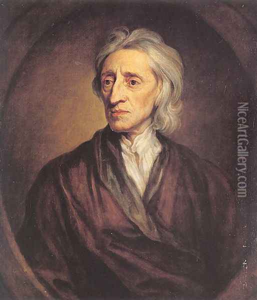 Portrait of John Locke 1697 Oil Painting - Sir Godfrey Kneller