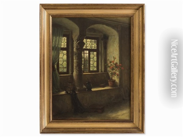 Interior Oil Painting - Arthur Wasse