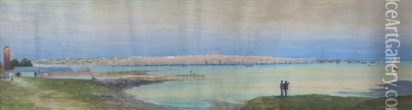 Vista De Montevideo Desde Capurro Oil Painting - Carlos Corsetti