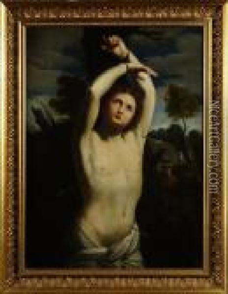 Sankt Sebastian Oil Painting - Guido Reni