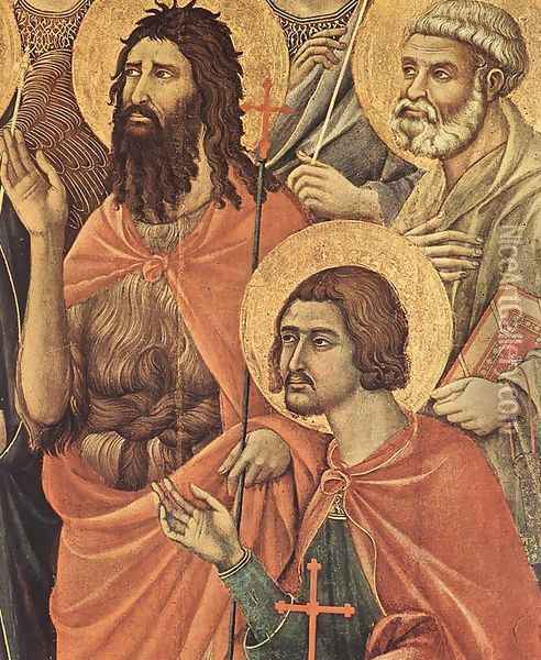 Maestà (detail 6) 1308-11 Oil Painting - Duccio Di Buoninsegna