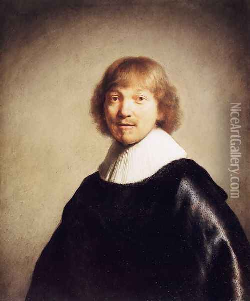 Portrait of Jacob III de Gheyn Oil Painting - Rembrandt Van Rijn