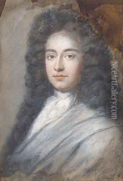 Portrait of a gentleman Oil Painting - Henrietta Johnston