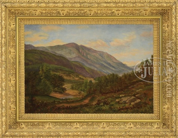 Mount Washington From Jackson On The Glen Road Oil Painting - Samuel Lancaster Gerry