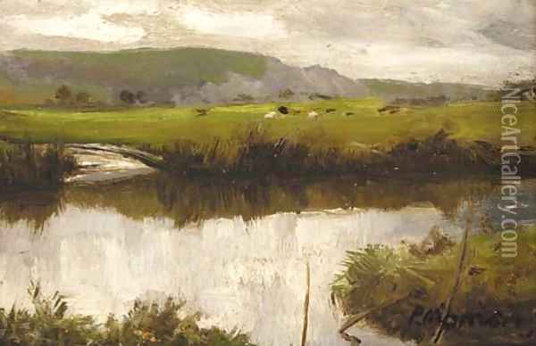 Bury, Sussex Oil Painting - Phillip Richard Morris