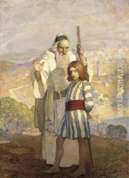 Come, Live With Us, For I Think Thou Art Chosen Oil Painting - Newell Convers Wyeth