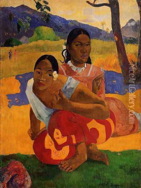 Nafeaffaa Ipolpo Aka When Will You Marry Oil Painting - Paul Gauguin