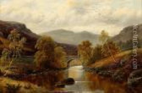 Bettwys-y-coed N. Wales Oil Painting - William Mellor
