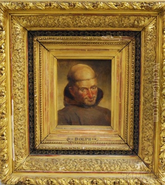 Franciscan Monk Oil Painting - John Henry Dolph