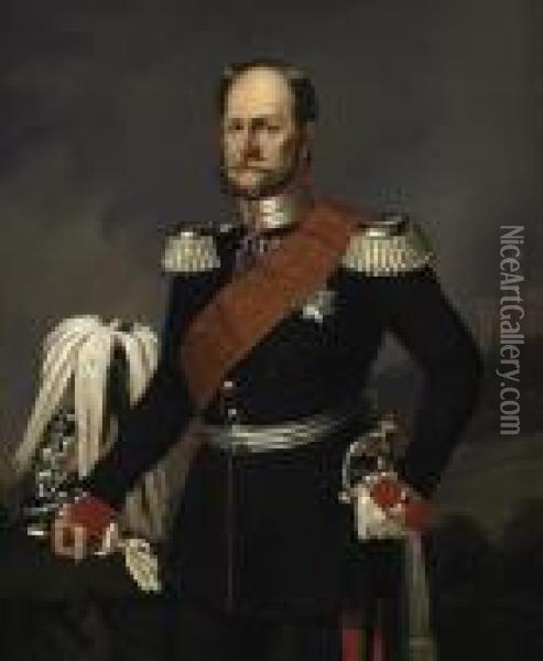 Wilhelm I Oil Painting - Franz Krutger