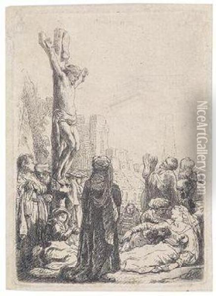 Christus Am Kreuz Oil Painting - Rembrandt Van Rijn