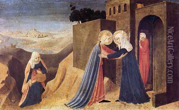 Visitation 1433 Oil Painting - Angelico Fra