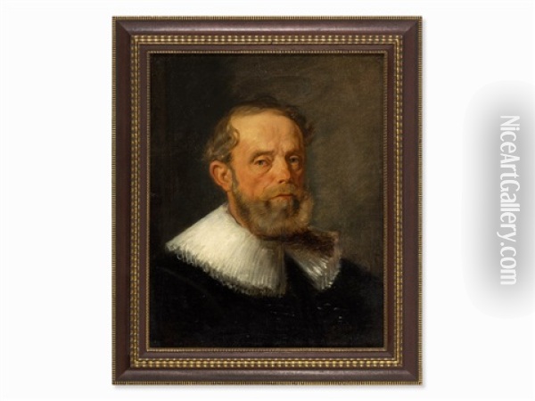 Portrait Of A Man Oil Painting - Hans Canon
