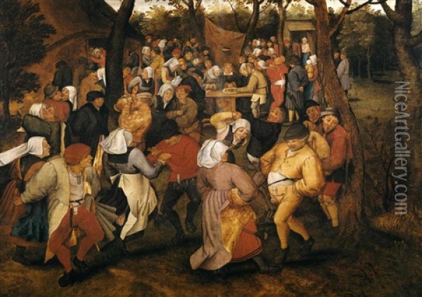 La Danse De Noces Oil Painting - Pieter Brueghel the Younger