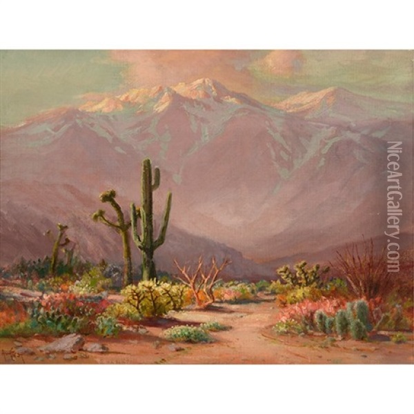 Desert Floor Oil Painting - Arthur William Best