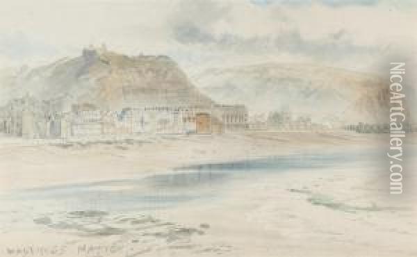 View Of Hastings, East Sussex Oil Painting - Harry John Johnson
