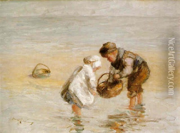 Mysteries Of The Sea Oil Painting - Robert Gemmell Hutchison