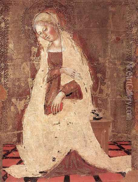 Madonna Annunciate Oil Painting - Francesco Di Giorgio Martini