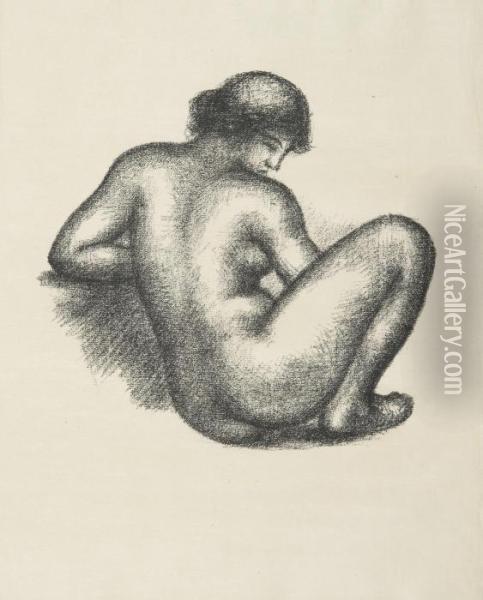 Belle Chair Oil Painting - Aristide Maillol
