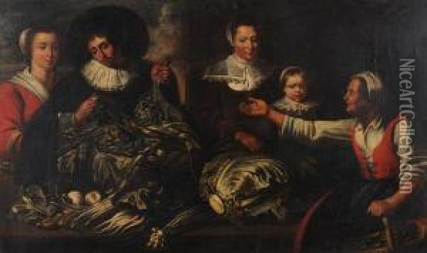 La Verduraia Oil Painting - Adriaen van Utrecht