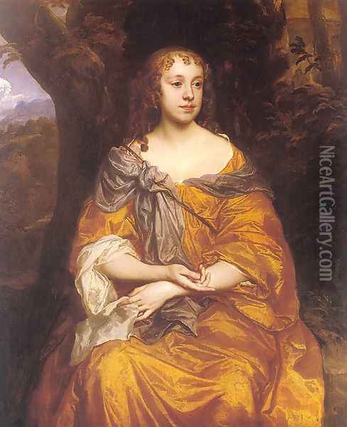 Miss Wharton 1660 Oil Painting - Sir Peter Lely