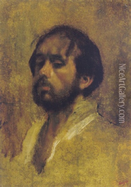 Auto-portrait Oil Painting - Edgar Degas