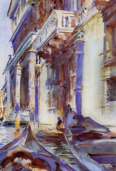 On the Grand Canal Oil Painting - John Singer Sargent