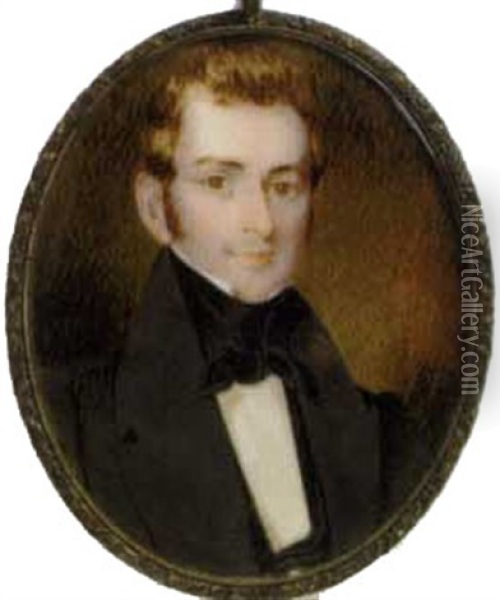 Portrait Of James Maxwell Kennedy Oil Painting - Hugh Bridport