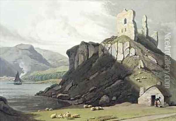 Arros Castle Isle of Mull Oil Painting - William Daniell RA