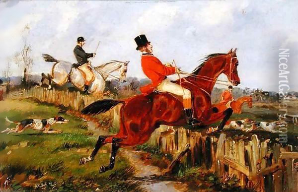 The Chase Oil Painting - Henry Thomas Alken