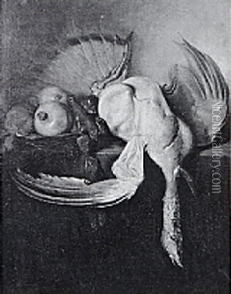 Nature Morte Oil Painting - Nikolaus Gysis