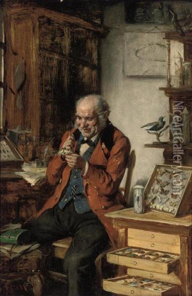The Zoologist Oil Painting - Hermann Kern