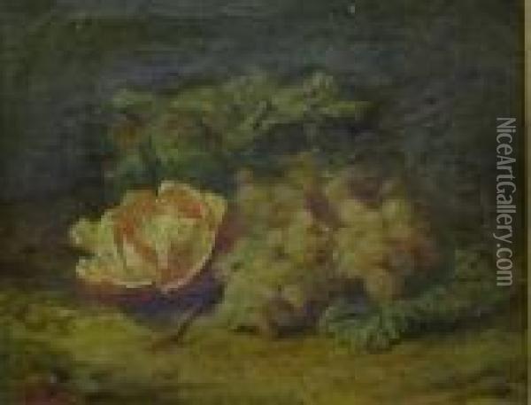 Stilleven Met Fruit Oil Painting - Henri Robbe