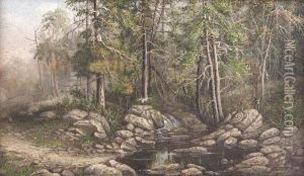 Southern Landscape Oil Painting - George David Coulon