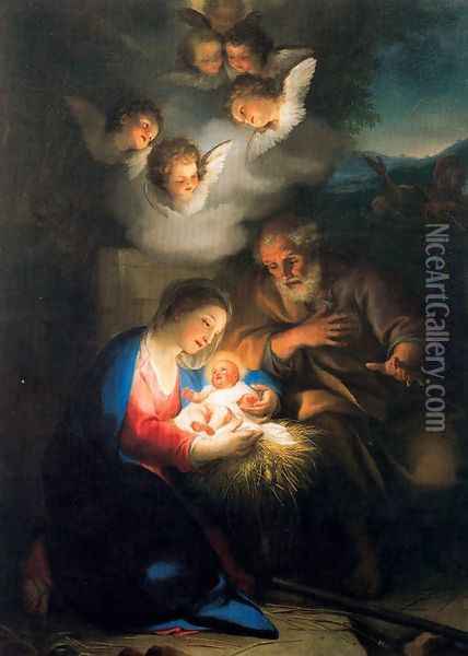Birth of Christ 2 Oil Painting - Anton Raphael Mengs