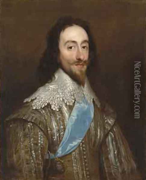 Portrait of Charles I 1632 Oil Painting - Daniel Mytens