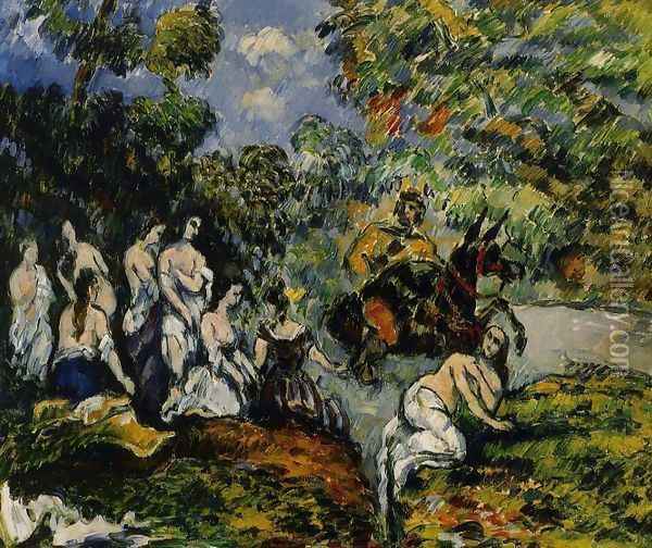 Legendery Scene Oil Painting - Paul Cezanne