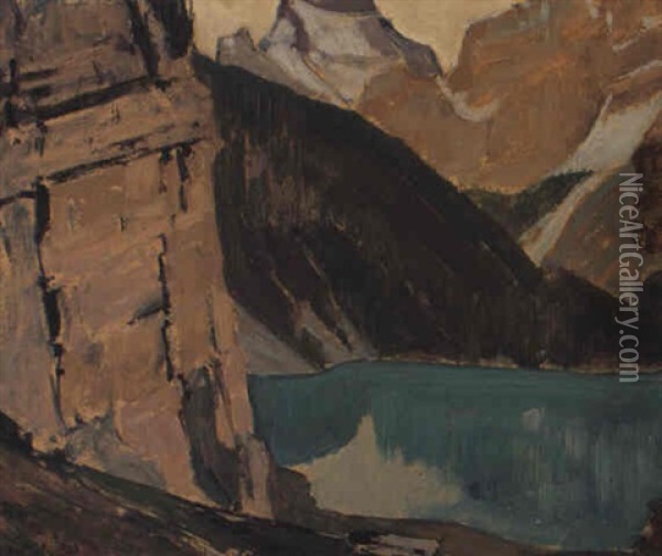East Of Lake O'hara Oil Painting - James Edward Hervey MacDonald