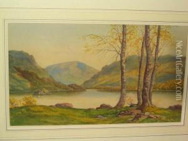 Ullswater Oil Painting - Edward Horace Thompson