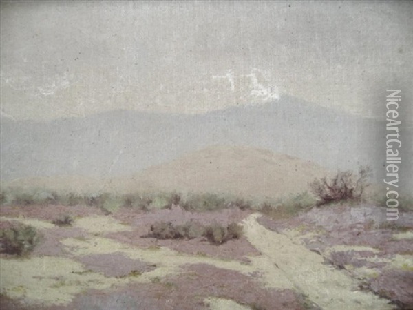 Desert Landscape Oil Painting - Carl Eytel