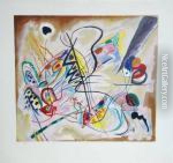 Composition 1 Oil Painting - Wassily Kandinsky
