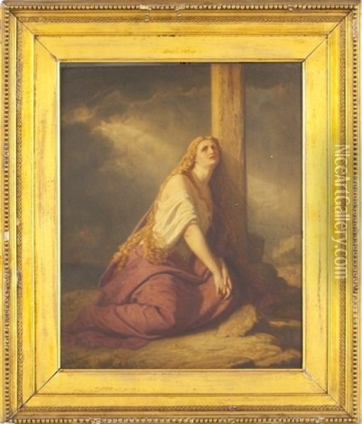 Mary Magdalene Oil Painting - Josephus Laurentius Dyckmans