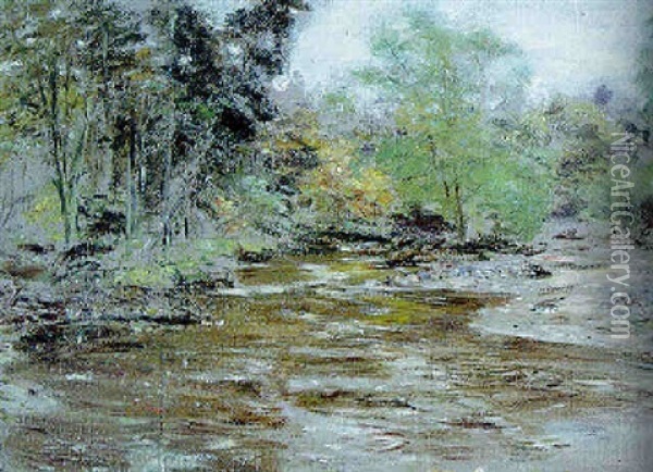 On The Esk Oil Painting - William McTaggart