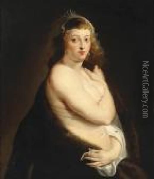 The Fur Cloak Oil Painting - Peter Paul Rubens