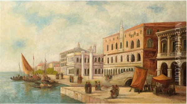 Venedig Oil Painting - William Meadows